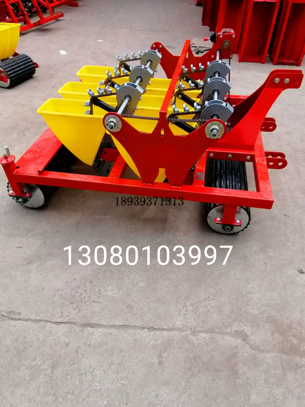 大蒜播种机 种蒜机点播蒜 农业机械耕种大型施肥农用六行种植机器