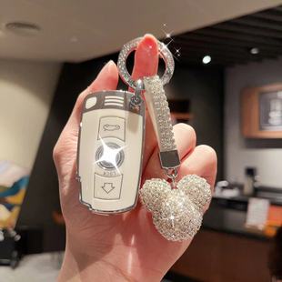 适用老款 钥匙套X6E90X1扣3系320i壳5系汽车7包z4保护 宝马X5插入式