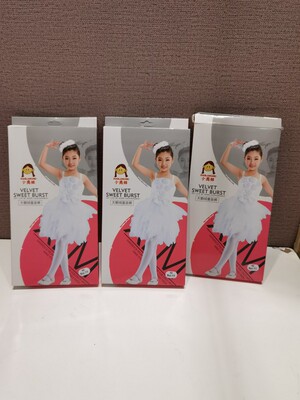 小亮妹舞蹈袜5534款芭蕾舞蹈袜 白色连脚加绒舞蹈袜 成人舞蹈袜