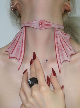 2026新款天使之翼项圈女小众设计感高级锁骨链颈带颈环脖圈