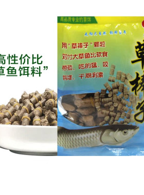 水中星鱼饵草棒子系列皮筋颗粒野钓夜钓黑坑专攻草鱼饵料