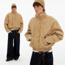 MADWITCH复古巴恩风立领工装 夹克男女痞帅高街飞行员保暖加绒外套