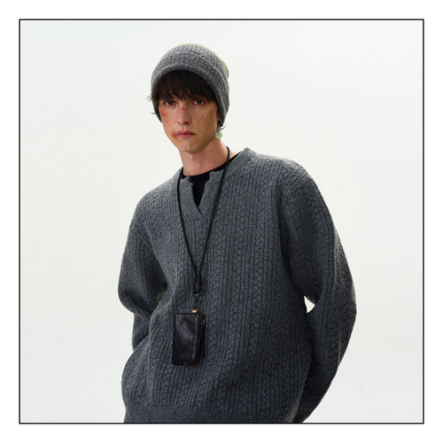 MADWITCH复古cleanfit情侣针织衫