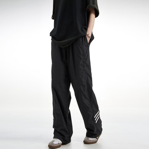 MADWITCH美式高级感条纹休闲裤