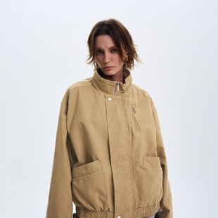 MADWITCH巴恩风哈灵顿工装 夹克男女vintage休闲廓形飞行员外套ins