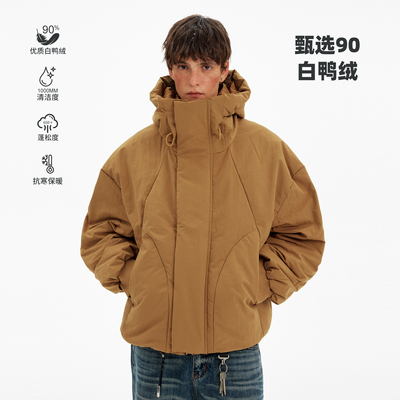 MADWITCH冬季美式90白鸭绒外套潮