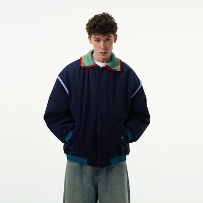 MAWWITCH美式学院风棉服