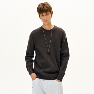 MADWITCH复古简约基础通勤针织衫毛衣男女宽松休闲cleanfit上衣秋