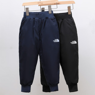 东北儿童防水羽绒裤男女童加绒加厚抗寒零下40度极防寒外穿保暖裤