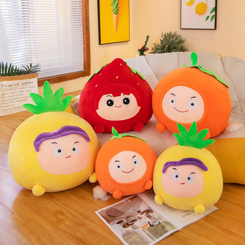 果宝特攻菠萝吹雪橙留香玩偶