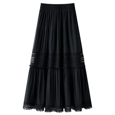 半身裙蛋糕裙中长款百搭A字裙