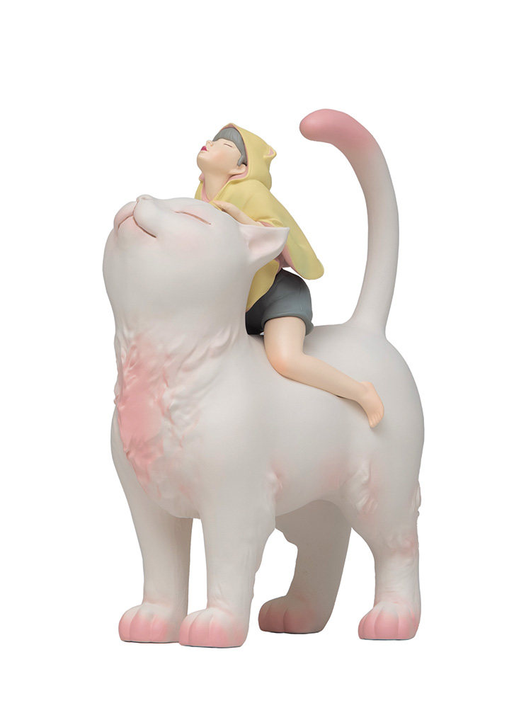 白夜童话猫将军套组艺术摆件酒柜装饰品创意家居饰品礼物礼盒装
