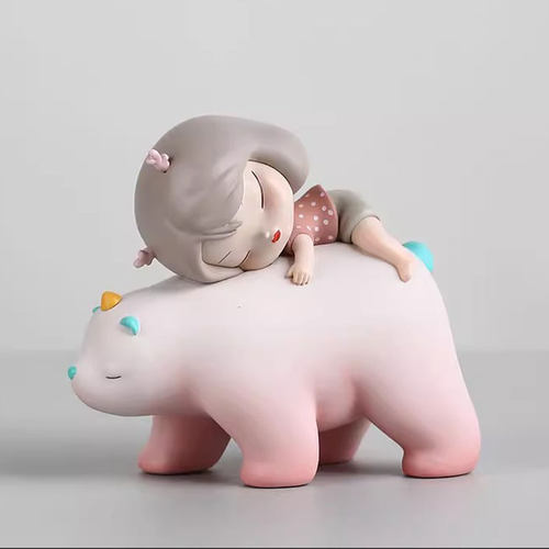白夜童话绮梦车载可爱风小摆件