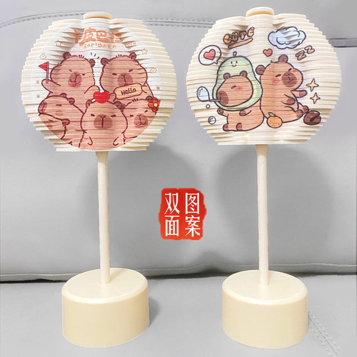 卡皮巴拉旋转棒棒糖玩具转转乐