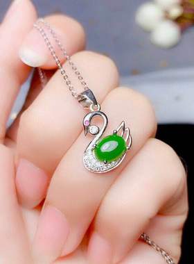 伯利尔女S925吊坠空托