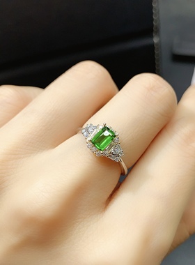 伯利尔女S925戒指空托