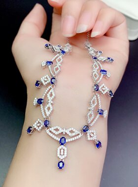 伯利尔银S925女项链空托