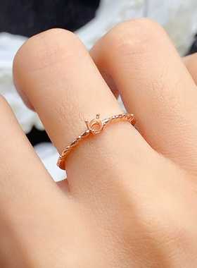 彩宝圆形3*3mm首饰配件小清新