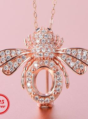 吊坠空托胸针一款多用椭圆6*8mm