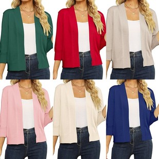 外搭女东莞大朗毛衣厂修身 开衫 上衣 针织衫 外贸出口欧美时尚