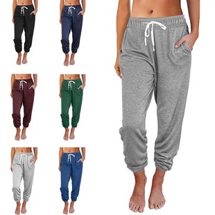 休闲九分束脚裤 独立站欧美跨境外贸女装 新款 亚马逊夏季