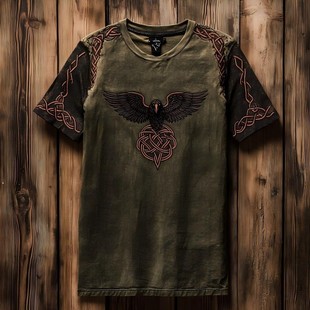 夏季 休闲跨境潮流印花宽松街头源头厂家来图制作量大优惠 恤短袖