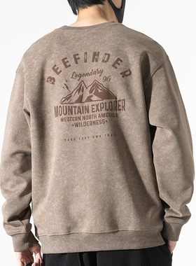 重磅潮牌卫衣男春秋款圆领男款衣服秋季2025新款长袖男士大码百搭