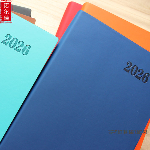 2026年软皮本一天一页日程定制