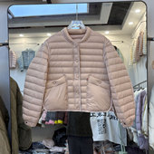 精品90绒MK棒球领短款 轻薄羽绒服女秋冬新款 小个子大口袋洋气排骨