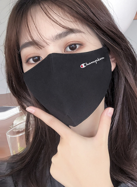 口罩男潮款黑色女冬季纯棉防寒保暖全棉冬天防风防晒可洗反复使用