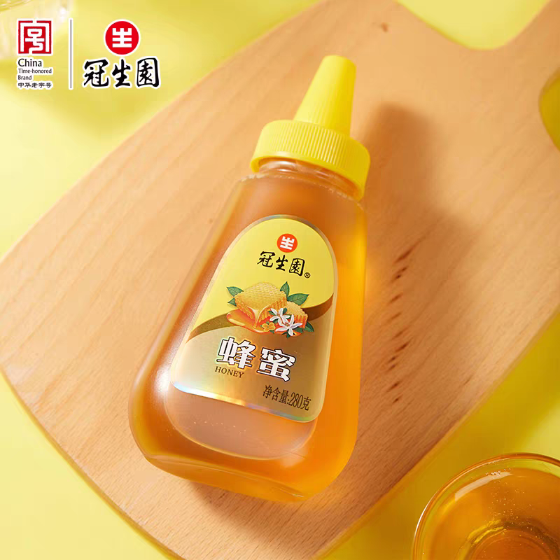 冠生园蜂蜜280g便携小瓶装洋槐蜜伴手礼送长辈上海特产老字号食品