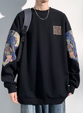 2025 春季新款 光影墙大码320克华棉刺绣卫衣M-5X HW23675-特P35