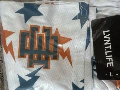 White Base with Orange Star Fine Mesh