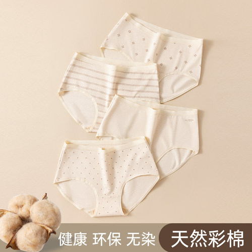 中高腰印花彩棉抗菌大码顶呱呱
