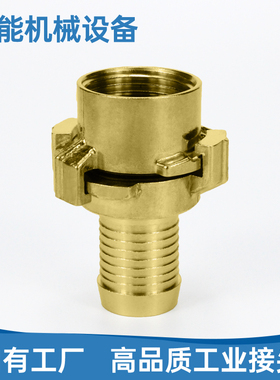 黄铜德标羊角卡扣爪式geka格卡内丝和宝塔头水气软管涂装快速接头