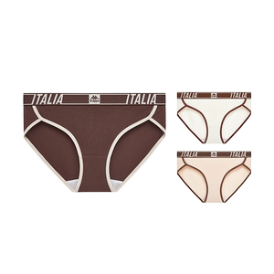 25冬季新品Kappa/卡帕女士内裤棉质3A级抑菌透气三角裤时尚串标