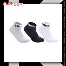 个性 潮 Kappa卡帕袜子短袜男运动穿着休闲黑色透气吸汗篮球袜时尚