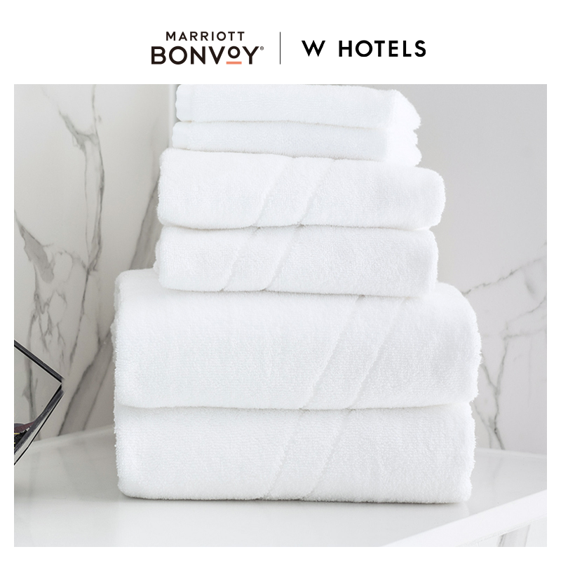 W酒店 纯棉斜条纹毛巾组合 全棉吸水加厚亲肤大浴巾 卫浴面巾方巾,居家布艺,浴巾毛巾方巾套装/三件套,淘宝优惠券,粉丝福利购,淘宝优惠卷