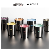 W酒店香薰茉莉檀香柑橘香氛蜡烛杯 五星酒店进口家用室内香薰礼物