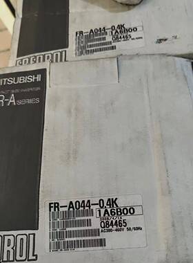 配件变频器FR-A044-0.4K 外包装旧 两台议价