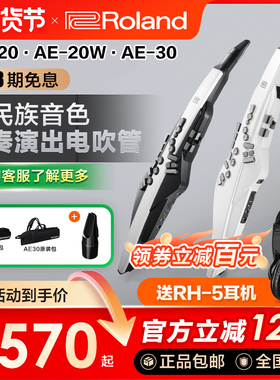 Roland罗兰电吹管乐器AE20老年人娱乐初学AE30电萨克斯吹管ae10