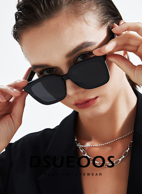 迪古森新款GM复古墨镜女男太阳镜防紫外线遮阳防晒高级感眼镜