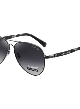 高级感偏光记忆金属男女通用墨镜