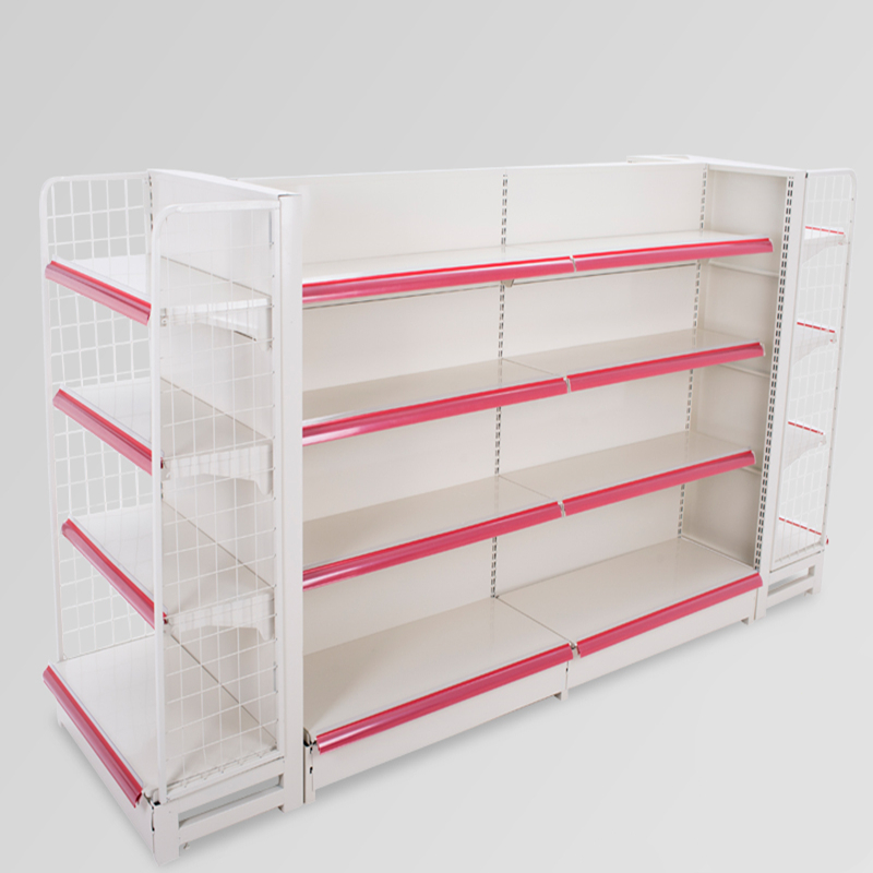 陕西药房药店货架超市货架展示架商店小卖部双面单面组合置物架