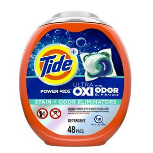 进口汰渍强效洗衣凝珠Tide PODS 洗衣球48粒装 现货 power