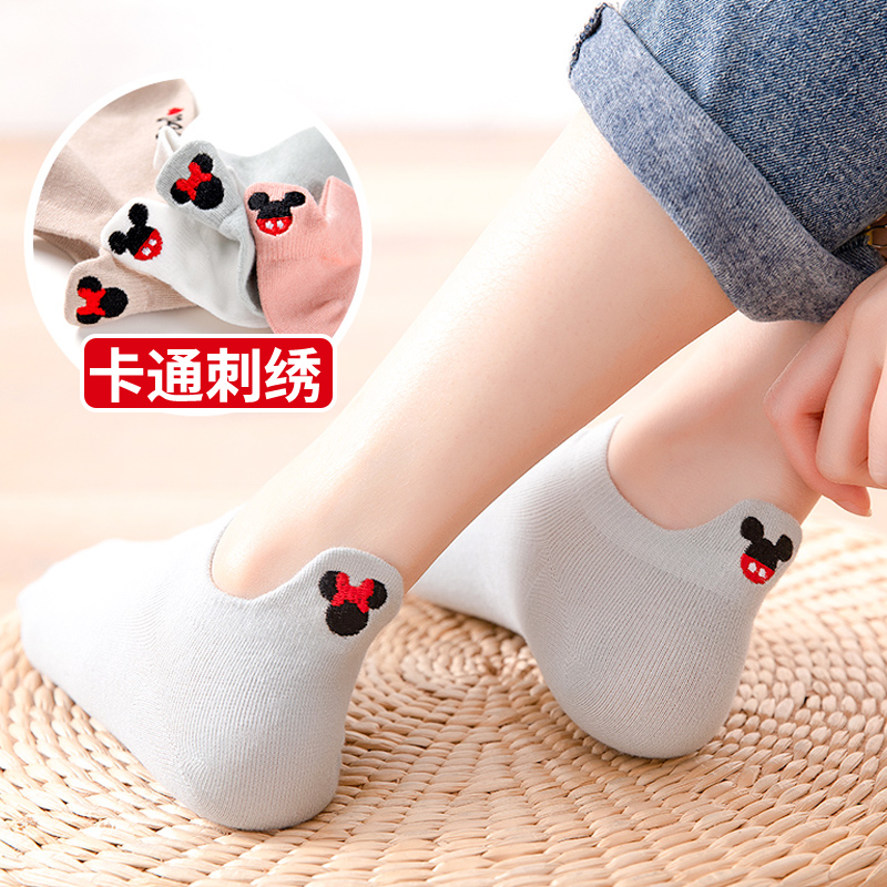 袜子女纯棉薄款浅口日系夏季网红