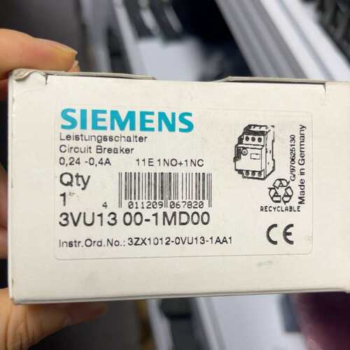 议价西门子断路器3VU1300-1MD00，德国原装，带原装盒