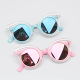 Детские модные милые солнцезащитные очки подходит для мужчин и женщин для раннего возраста, в корейском стиле, защита от ультрафиолета