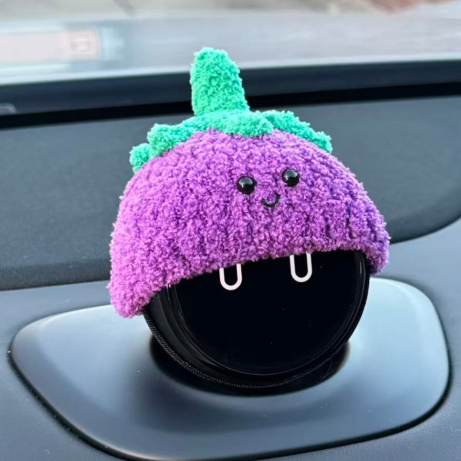 蔚来汽车nomi的帽子es6es78ec6ec7et5t机器人可爱小茄子装饰帽