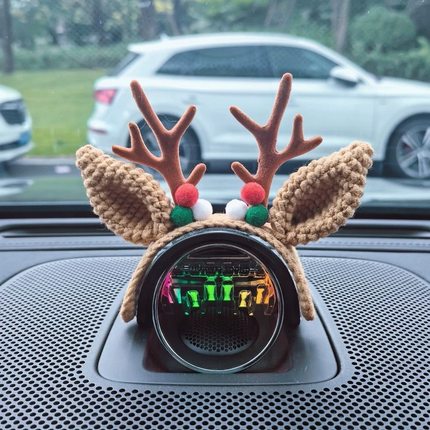 问界M5M7M8M9尚界H5音响帽子智界S7r7享界S9车装饰一鹿平安麋鹿角